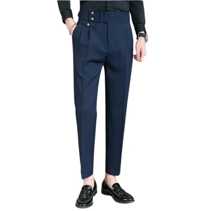 Calça de Alfaiataria Masculina Santinni ST210 - Elegância e conforto com corte tailored.

