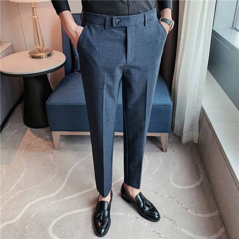 Calça de Alfaiataria Masculina Santinni ST214 - Sofisticação, conforto e versatilidade em corte slim fit.

