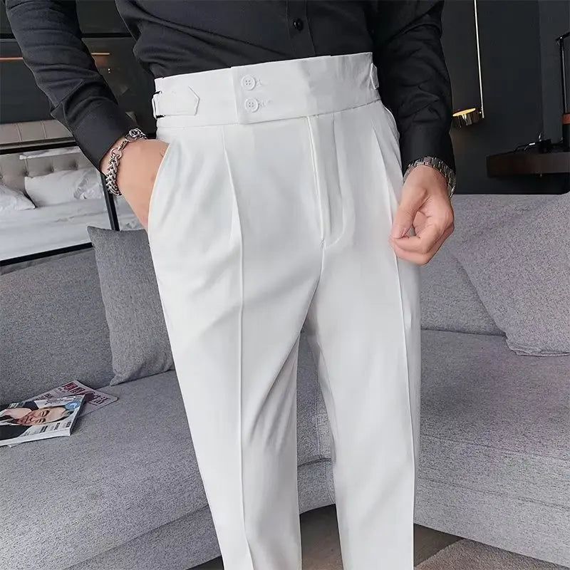 Calça de Alfaiataria Masculina Santinni ST212 - Elegância clássica e conforto premium.

