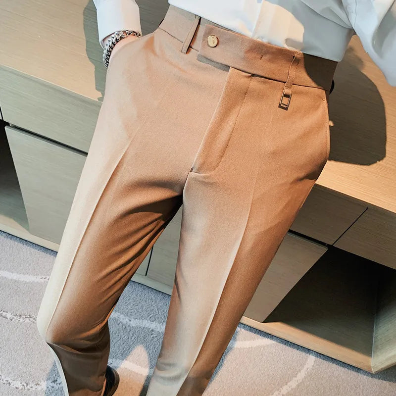 Calça de Alfaiataria Masculina Santinni ST213 - Sofisticação, conforto e corte impecável.

