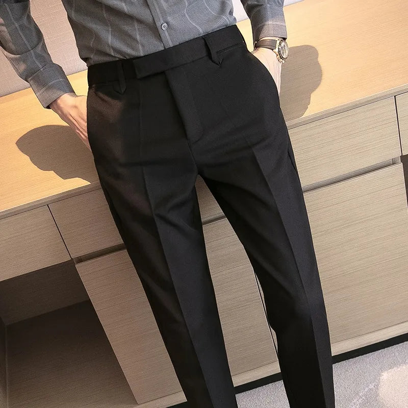 Calça de Alfaiataria Masculina Santinni ST055 - Estilo moderno, conforto premium e caimento impecável.


