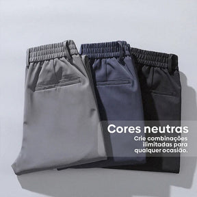 Calça Social Masculina Santinni ST067 - Modelagem slim fit, tecido premium e acabamento refinado.







