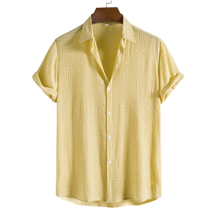 Camisa Masculina em Linho Santinni ST383 - Estilo minimalista, conforto premium e elegância atemporal.

