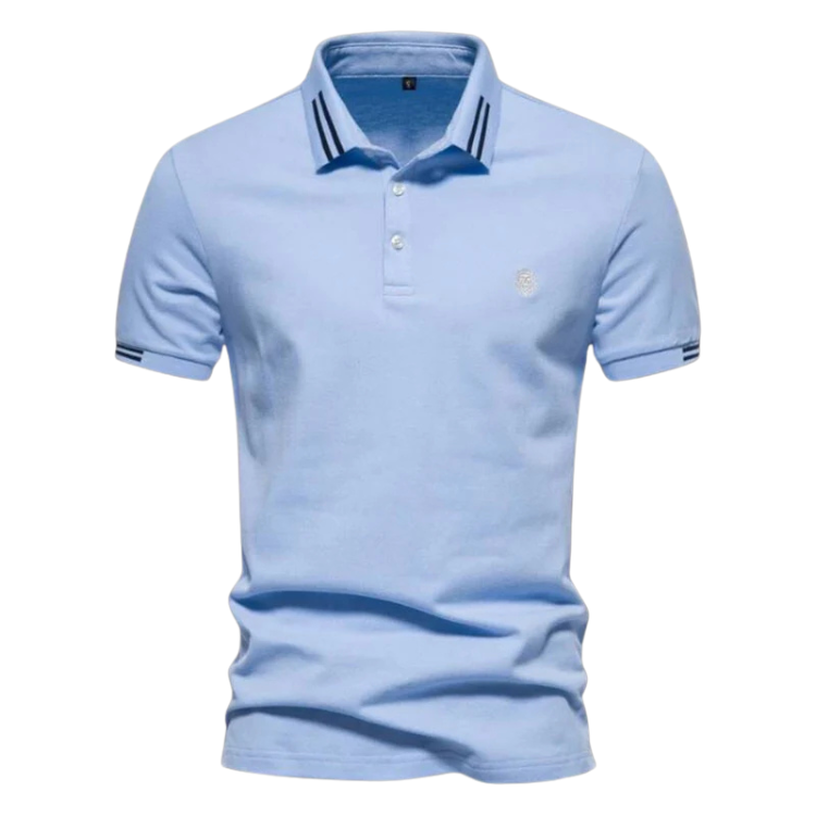 Camisa Polo Masculina Santinni ST201 - Estilo sofisticado, conforto premium e detalhes refinados.

