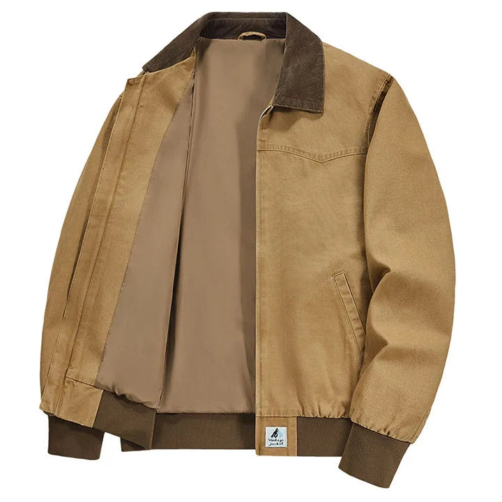 Jaqueta Bomber Vintage Masculina Santinni ST178 - Estilo retrô, conforto e durabilidade em uma peça versátil.

