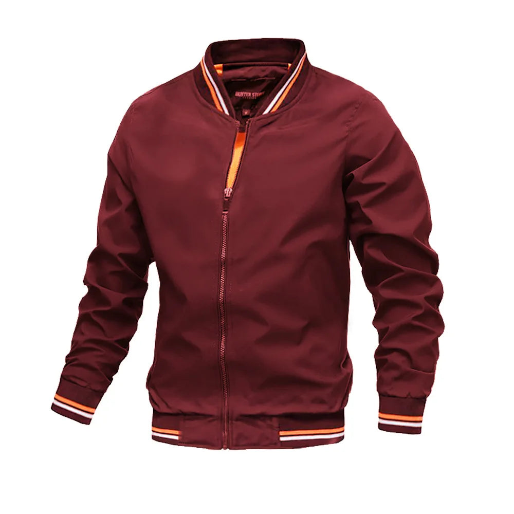 Jaqueta Casual Masculina Santinni ST039 - Design moderno, tecido leve e zíperes funcionais para estilo e conforto diário.