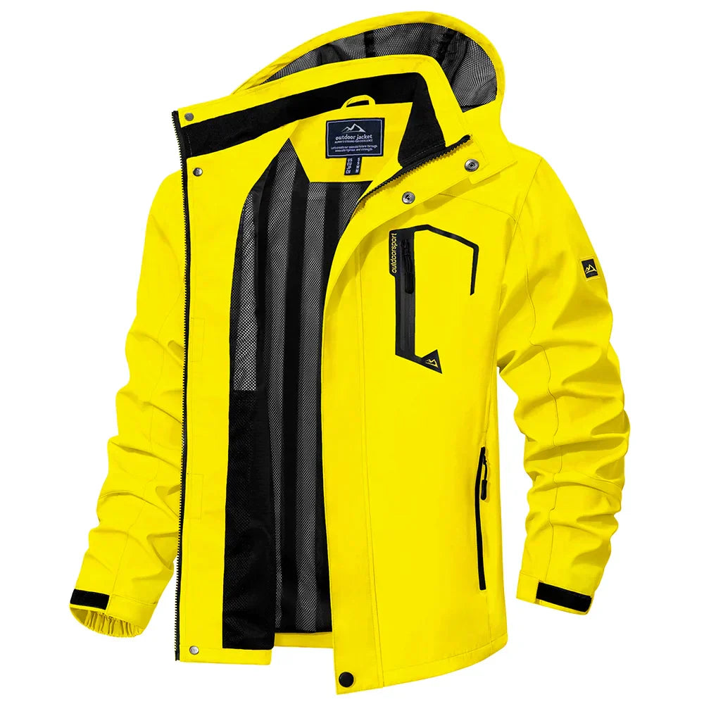 Jaqueta Impermeável Masculina Santinni ST038 - Impermeável, respirável e moderna, perfeita para atividades urbanas e ao ar livre.