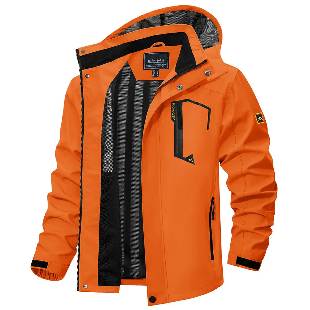 Jaqueta Impermeável Masculina Santinni ST038 - Impermeável, respirável e moderna, perfeita para atividades urbanas e ao ar livre.