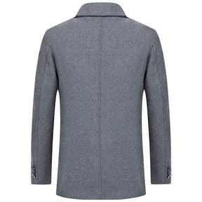 Sobretudo Masculino Curto de Lã Santinni ST205 - Elegância e proteção térmica.

