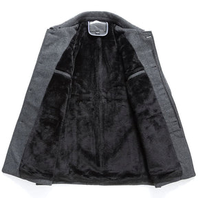 Sobretudo Masculino Curto de Lã Santinni ST205 - Elegância e proteção térmica.

