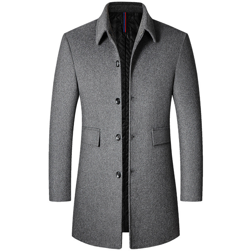 Sobretudo Masculino em Lã Santinni ST238 - Elegância, aquecimento e estilo refinado para ocasiões formais e casuais.

