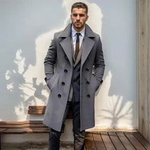 Sobretudo Masculino Longo Santinni ST240 - Sofisticação, aquecimento e estilo refinado para ocasiões especiais.

