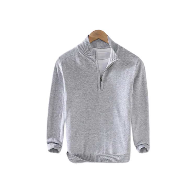 Suéter Masculino Santinni ST022 - Meia gola alta, zíper prático e tecido premium para conforto e elegância.







