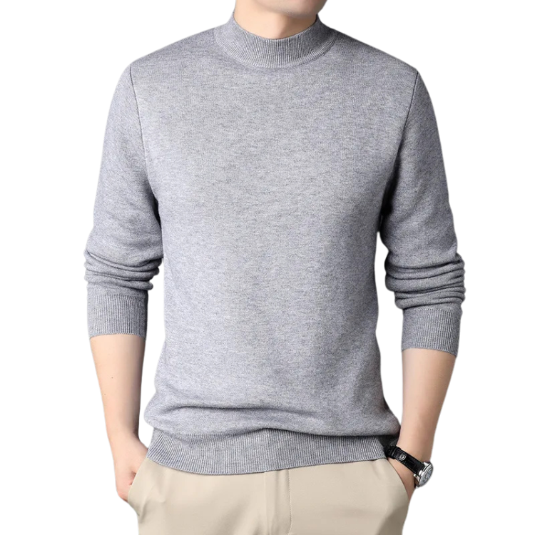Suéter Masculino em Lã Gola Alta Santinni ST180 - Elegância e conforto para ocasiões sofisticadas.







