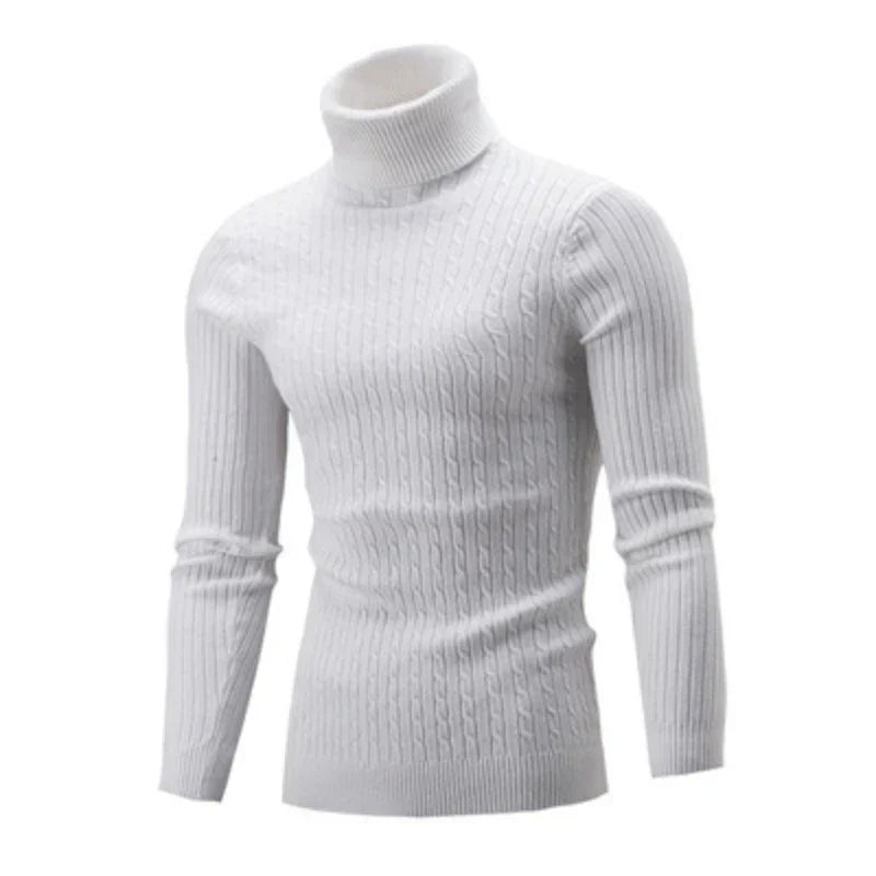 Suéter Masculino Pullover de Gola Alta Santinni ST177 - Modelo slim fit, gola alta sofisticada e tecido premium para conforto e estilo.







